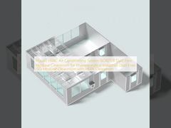 Huuao HVAC airconditioning systeem ISO6/7/8 stofvrije modulaire schoonkamer voor farmaceutische industrieën Stofvrije ISO modulaire schoonkamer met HEPA-schoonkamer