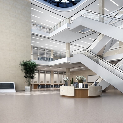 kopen Commerciële winkelcentra PVC vloerrol waterdicht homogeen vinylvloer online manufacture