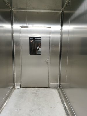 kopen GMP 304 roestvrij staal schoonkamerdeuren metalen swing ingangdeuren voor ziekenhuis online manufacture