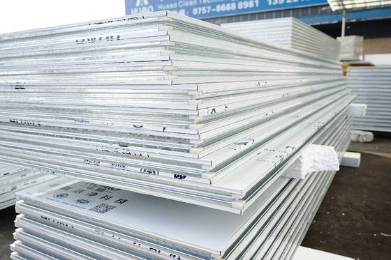 kopen Thermische isolatie Rock Wool Sandwich Panel Clean Room Panel A1 Brandbestendige online manufacture