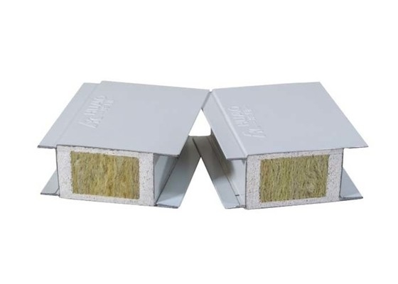 kopen Brandbestendige MGO Rock Wool panel Isolatie Materialen Board Rock Wool sandwich panelen Isolatie Plant Mineraal wol voor de constructie van een clean room online manufacture