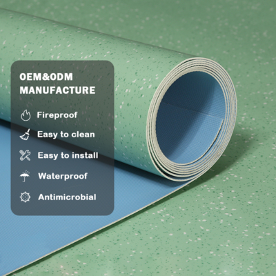 kopen Huaao Groothandel Vloer Sticker Waterdicht Pisos Pvc Tegel Linoleum Vloerbedekking Rol 2.0mm Fabriek directe verkoop Handig onderhoud pvc rolvloer plastic vloerbedekking online manufacture