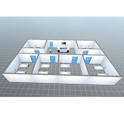 kopen Huuao ISO 8 Standard Medical Filling Machine Cleanroom Modular Clean Room Solution online manufacture