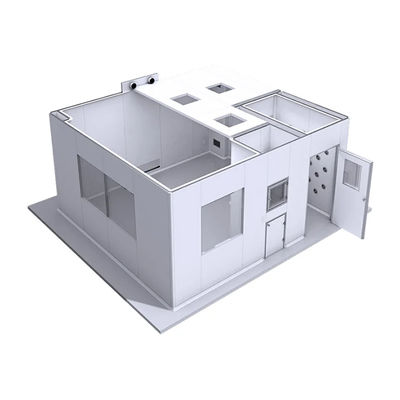 kopen Huaao Pharmaceutical Clean Booth Sandwich Panel Ceiling Modular Clean Room Solutions for GMP Dust Free Cleanroom Project/Electric Industry/ISO4-8 online manufacture