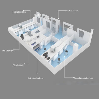 kopen HUAAO Modern GMP Standard Modulaire Schoonkamer ISO5-ISO9 Brandwerend Fabrikant Projectleverancier voor Hospital Laboratories Construction online vervaardiging