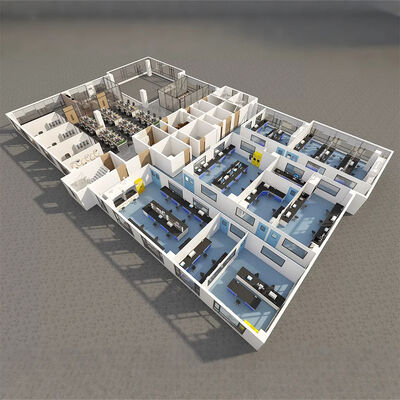 kopen HUAAO Iso 7 Workshop Gmp Container Industrie Ziekenhuis Prefab Rock Partition Panels Sandwich Prefabricated Modulaire Cleanroom online vervaardiging
