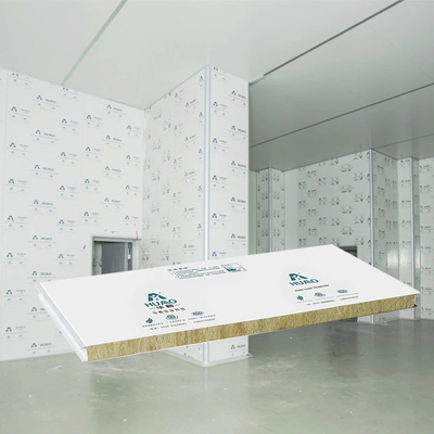 Rock Woll Machine Made Cleanroom Sandwich Panel Geluidsisolatie 950mm 1150mm Breedte