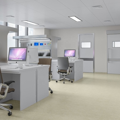 Clean Room Vinyl Flooring Anti Static, Commerciële PVC Vinyl Flooring Roll