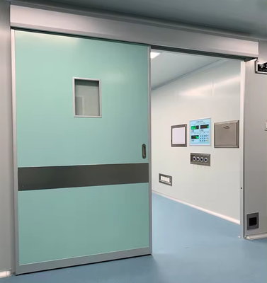 Moderne ontwerp Automatische en handmatige schuifruimte veiligheidsdeur enkel of dubbel gemaakt van staal