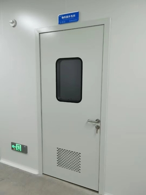 Thermische isolatie Stalen schoonruimte Schommeldeur Eén modulaire ziekenhuisbeveiligingsdeuren