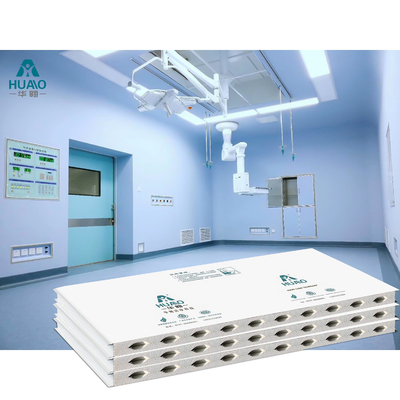 HUAAO Modulaire Cleanroom Muur PU Rock Wool Sandwich Panels Cleanroom Muurpanelen