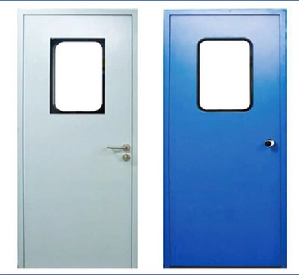 Gepersonaliseerd ziekenhuis roestvrij staal kleur luchtdichte deur met glazen raam