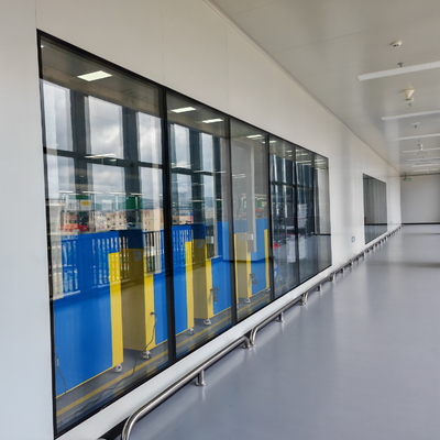 Laboratorium schoonruimte venster chemisch bestand oppervlak farmaceutisch venster