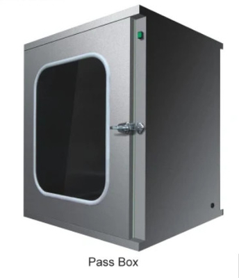 Persoonlijke afmetingen Cleanroom Transfer Window Multi Function roestvrij staal Pass box