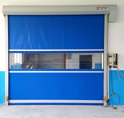 Elektrische PVC snel rollende sluiter deur windweerstand voor logistiek magazijn