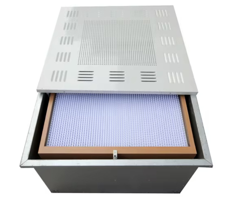 Modulaire HEPA-filterdoos van roestvrij staal voor luchtfiltratie in ziekenhuizen