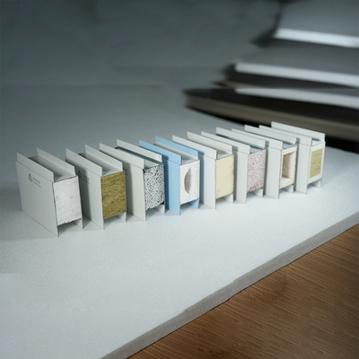 Brandbestendig Warmtebehoud Geluidsisolatie Rock Wool Sandwich Panel Wand en dakplaat Rock Wool Board Clean Room Panels