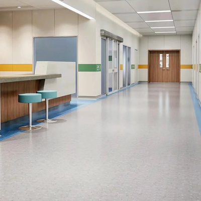 Huaao Antibacteriële ziekenhuis Operatiekamer Vinyl PVC vloertegel Homogeen PVC Vinyl vloer homogeen PVC vinyl vloer vinyl PVC vloer Antibacteriële ziekenhuisoperatiekamer