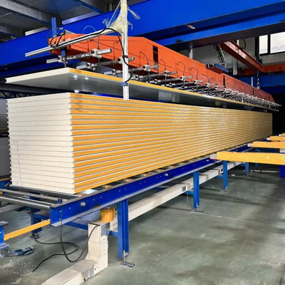 Huuao brandwerend 50mm 70mm 100mm 150mm PU geïsoleerde sandwichwandpanelen met geïsoleerde PU sandwichwandpanelen