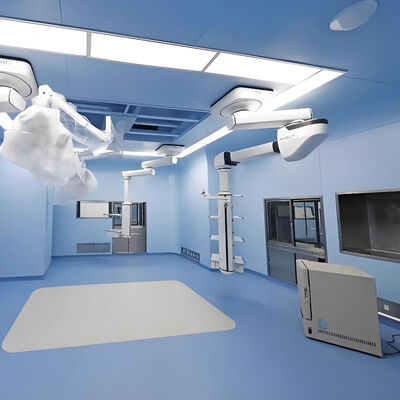 HUAAO Modulaire Moderne ISO7 Brandwerende Cleanroom voor Ziekenhuis Operatiekamer & Werkplaats GMP Standaard Chirurgie Zuiveringssysteem