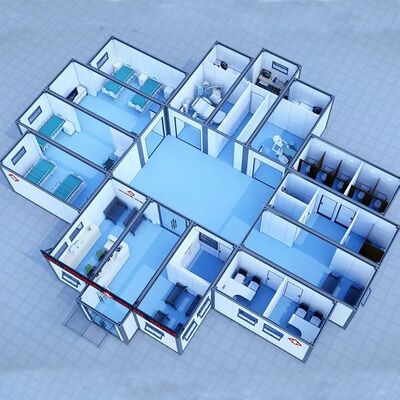 HUAAO ISO Modulaire medische hulpmiddelen GMP Schoonkamer Nieuwe conditie Schoonkamer voor medische hulpmiddelen