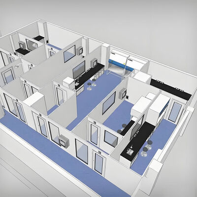 HUAAO Modulaire Containerziekenhuis Verplaatsbaar Prefab Containerhuis voor Ziekenhuis, Kliniek, Laboratoria, Cleanroom, Maatwerk Oplossingen